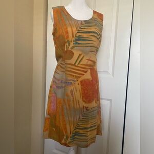 Jams World Vintage Coco Coconut Dress Size Small Multicolor